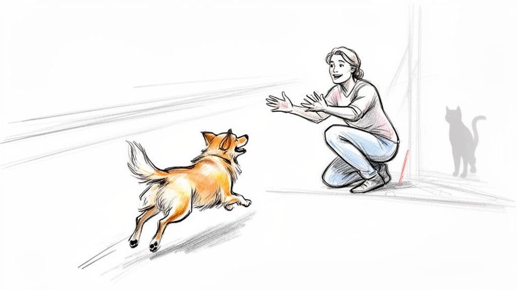 apprendre le rappel à son chien