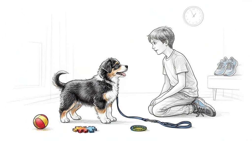 chiot berger americain miniature