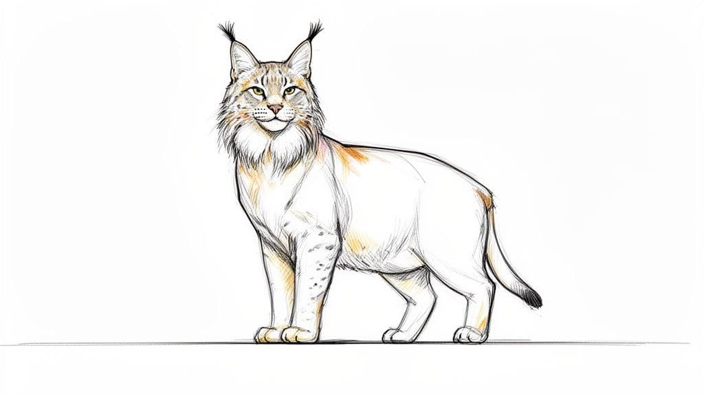 chat qui ressemble au lynx