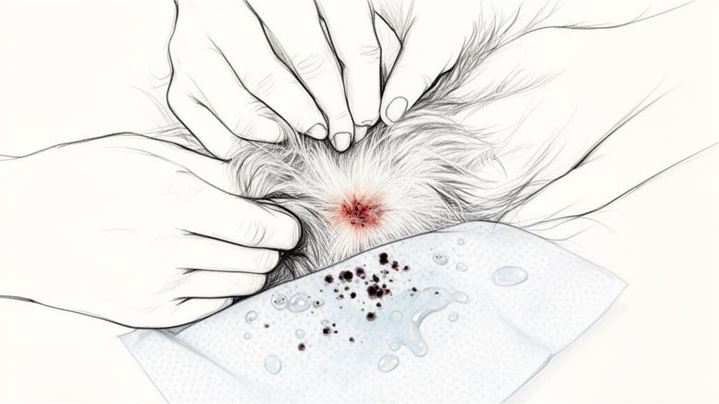 chien puces que faire