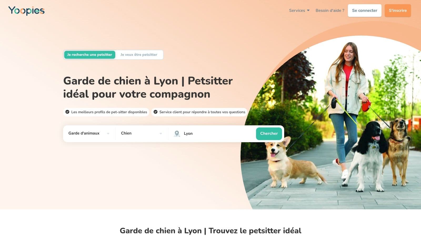 dog sitter lyon