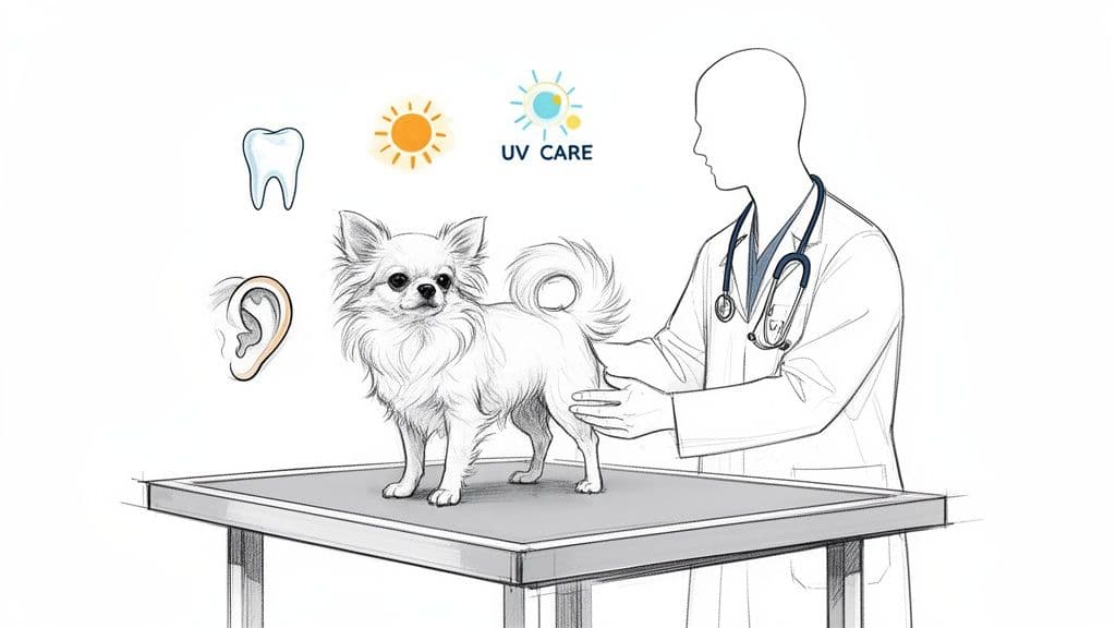 chiwawa poil long blanc