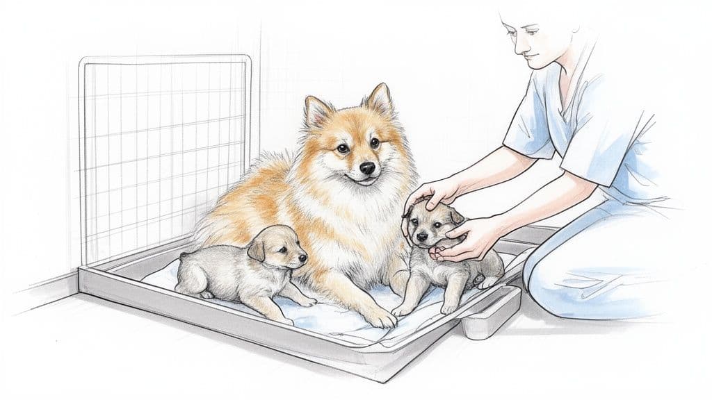 spitz loup chiot élevage