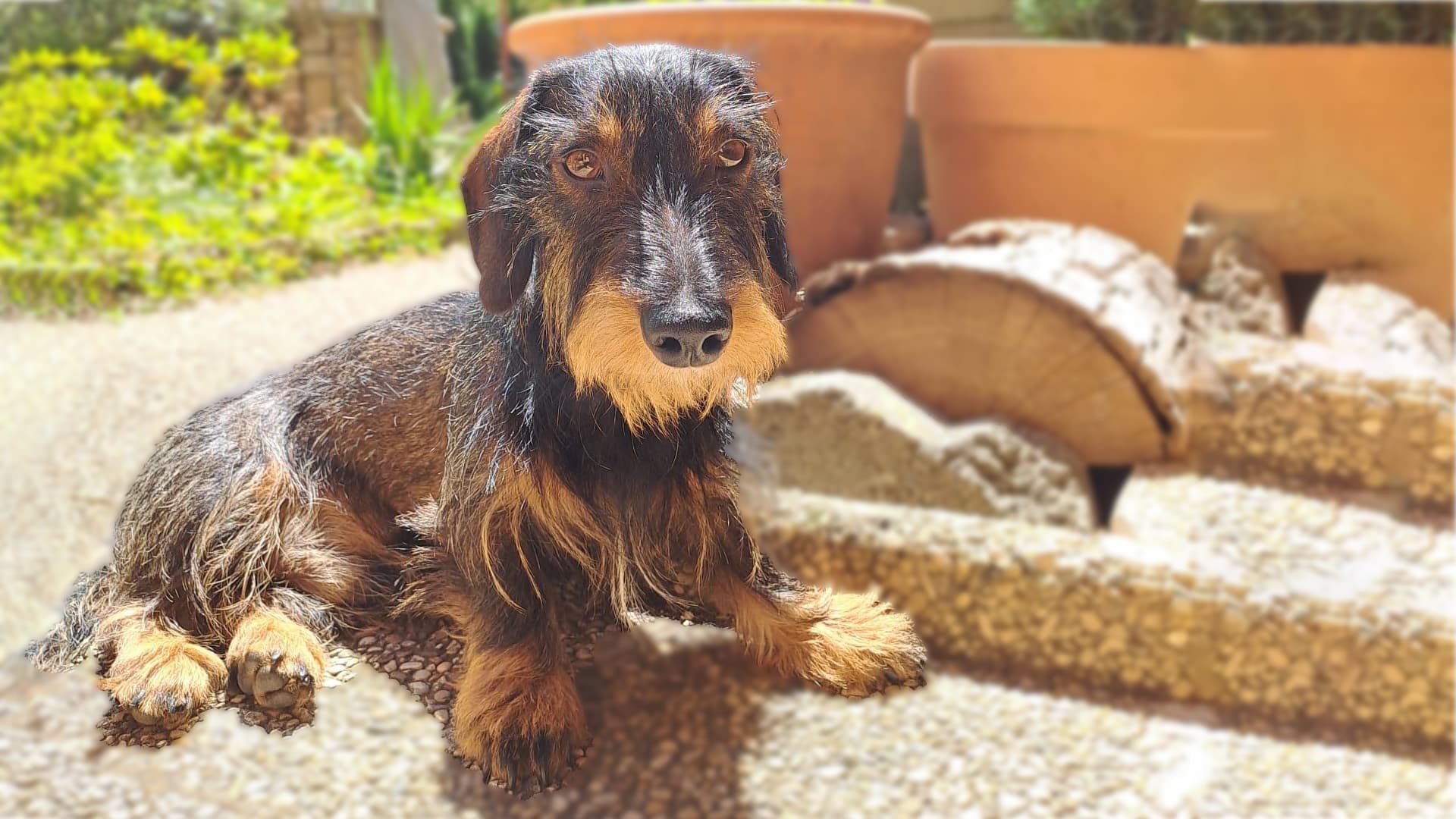 teckel kaninchen poil dur