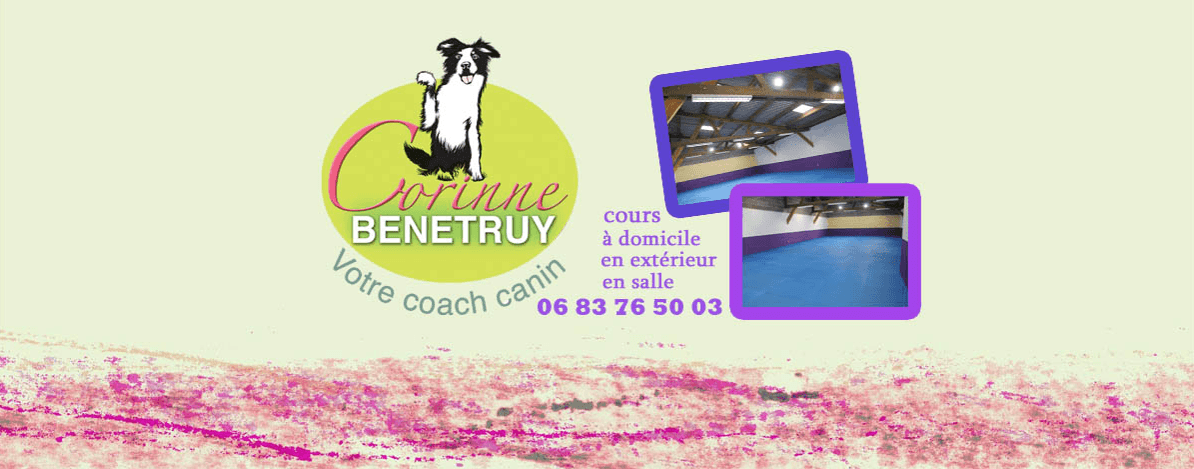 Bannière de Corinne BENETRUY, Votre Coach Canin