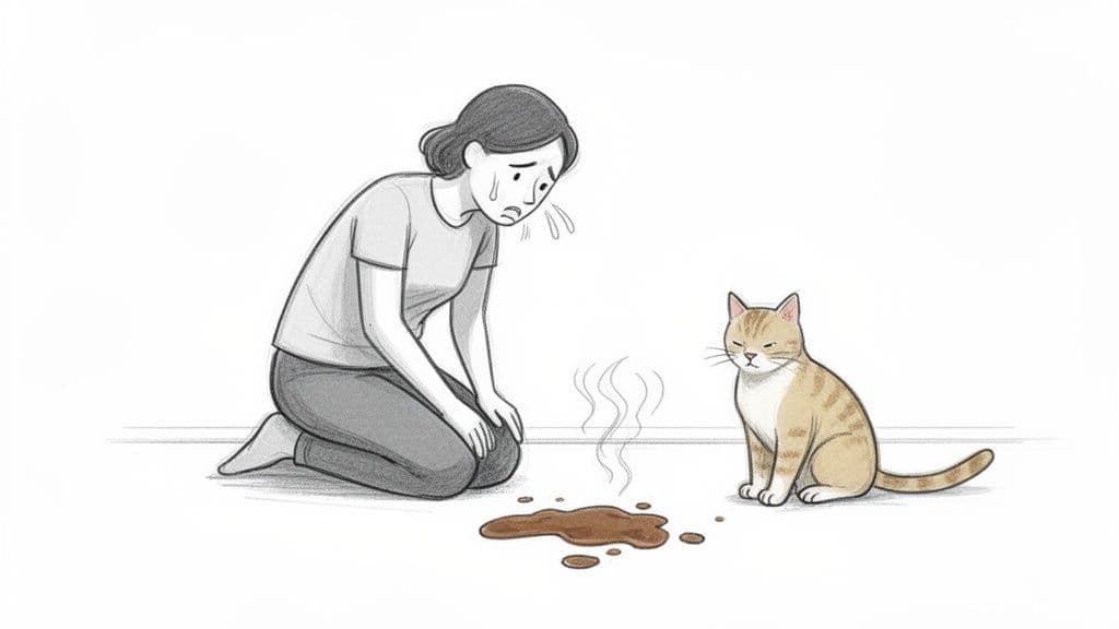 comment enlever l'odeur d'urine de chat