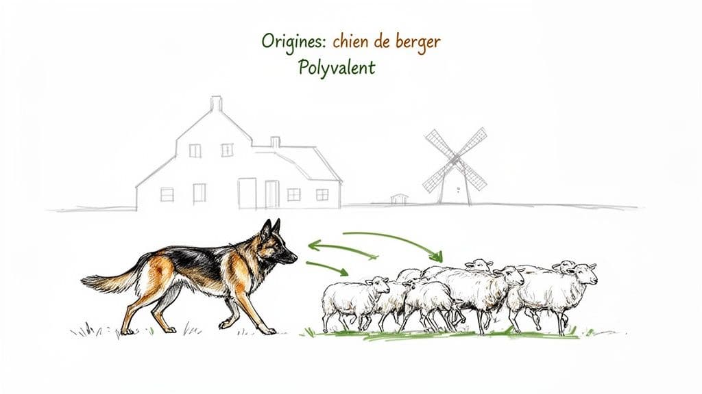 berger hollandais caractère