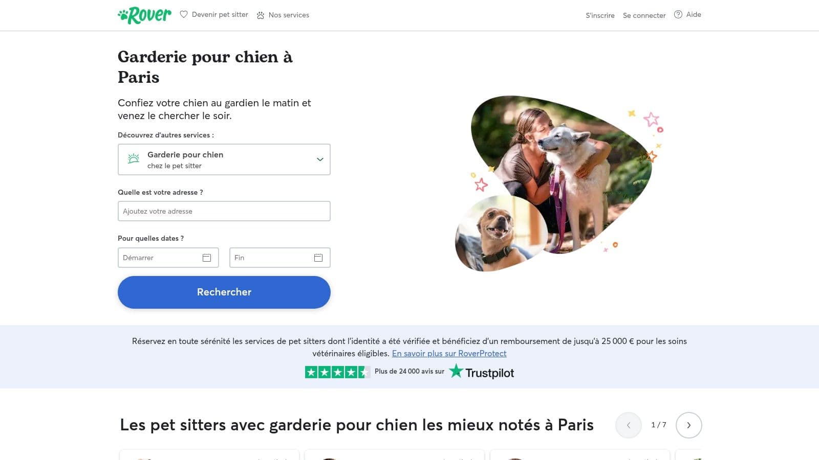 pension pour chiens paris