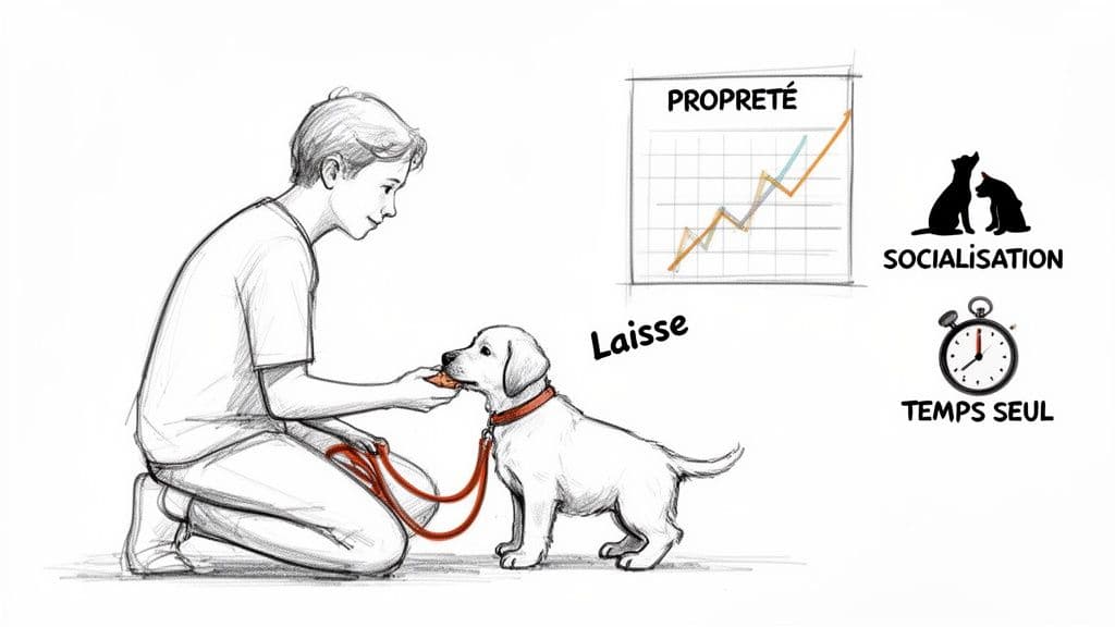 préparer l'arrivée d'un chiot