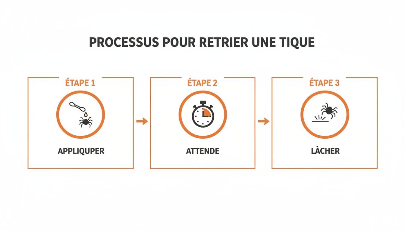 processus pour enlever tique chien vinaigre