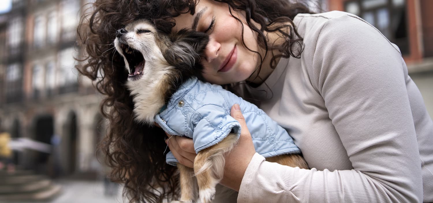 signes de stress chez le chien qui baille